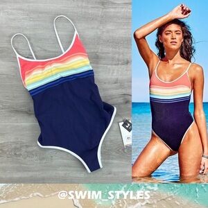 ☀️RIP CURL☀️ SAYULITA STRIPE GOOD ONE PIECE BATHING SUIT